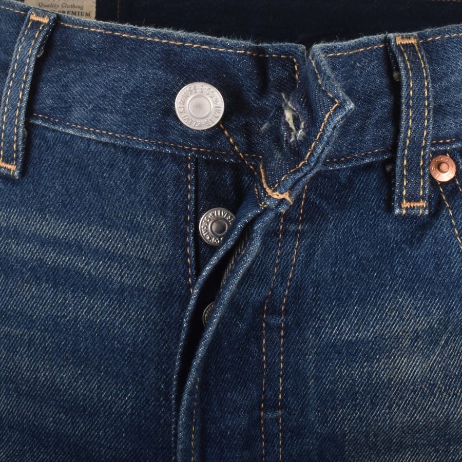 Levis 501 Original Fit Jeans Dark Wash Blue